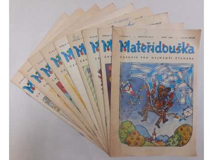 Mateřídouška – ročník XLV  – NEKOMPLETNÍ : Časopis pro nejmenší čtenáře, 1988