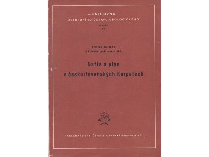 Nafta a plyn v československých Karpatech, Tibor Buday, 1961