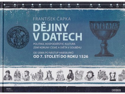 Dějiny v datech I+II - politika, hospodářství, kultura zemní koruny české a světa v souběhu Od Sáma po nástup Habsburků + Od nástupu Habsburků do současti od roku 1526 do 2019