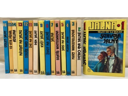 Jalna komplet 1-16: 16 dílů: Stavba Jalny, Jitro na Jalně, Mary Wakefieldová, Mladá Jalna, Jaro na Jalně, Bratři Whiteoakovi, Jalna, Život na Jalně, Květ Jalny, Pán Jalny, Žně na Jalně, Bouře nad Jalnou, Návrat na Jalnu, Adelina, Co vítr přivál, Století Jalny, Mazo de la Roche, 1991