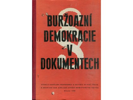 Buržoazní demokracie v dokumentech : Sborník