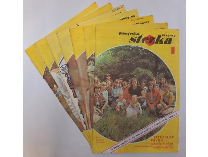 Pionýrská stezka – ročník 13 – NEKOMPLETNÍ : měsíčník pro sport, turistiku, brannost a dobrodružství, 1982