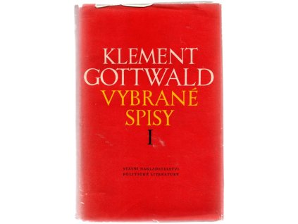Vybrané spisy I, Klement Gottwald, 1954