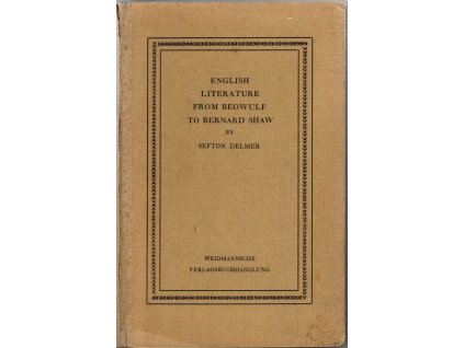 English Literature from Beowulf to  Bernard Shaw