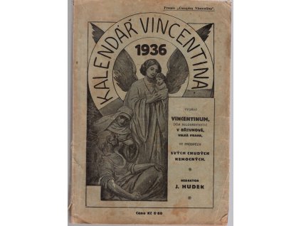 Kalendář Vincentina na obyčejný rok 1936
