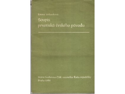 Soupis prvotisků českého původu