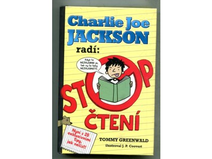 Charlie Joe Jackson radí: Stop čtení, Tommy Greenwald, 2016