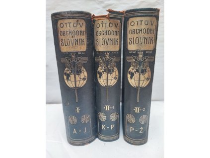 Ottův obchodní slovník : Díl 1-3, komplet.