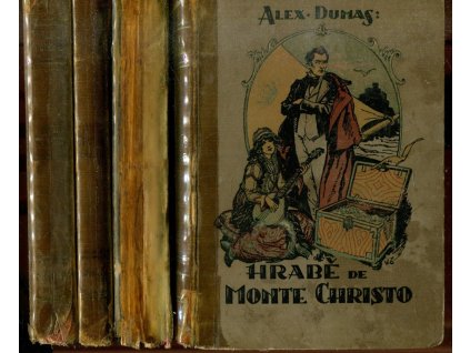 Hrabě de Monte Christo – díly I–VII ve 4 svazcích, Alexandre Dumas, 1925