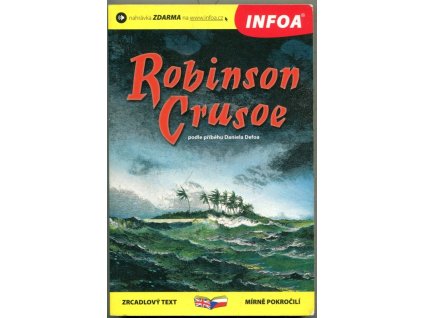 Robinson Crusoe zrcadlový text, Daniel Defoe, 2012
