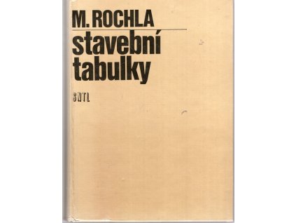 Stavební tabulky, Milan Rochla, 1987