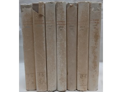 Spisy I, II, III, IV, VII, IX, X, Klement Gottwald, 1950