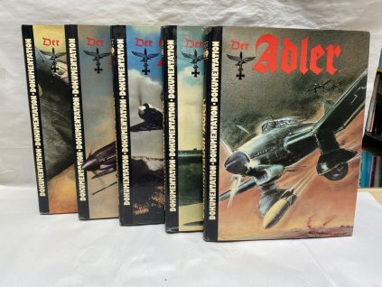 Der Adler Band I-V komplet (1939,1940,1941,1942,1943,1944,1945), kolektiv, 1977