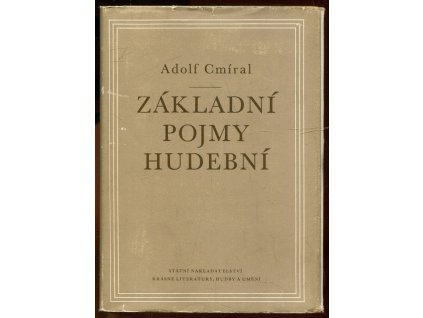 Základní pojmy hudební, Adolf Cmíral, 1959