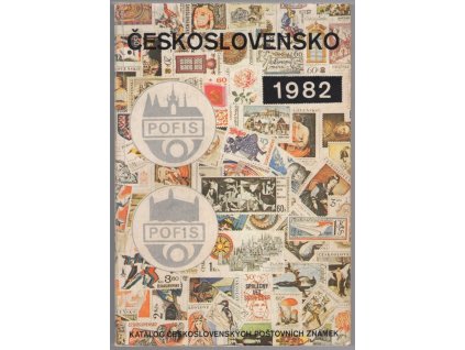 Československo 1982, katalog poštovních známek + dodatek katalogu poštovních známek, kolektiv, 1982