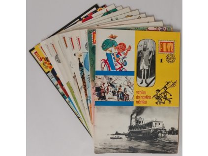 Pionýr – ročník XX. NEKOMPLETNÍ : Zábavný měsíčník pro mládež, Vojtěch Steklač (red.), 1972