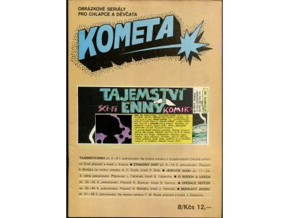 Kometa 8 : obrazové seriály pro chlapce a děvčata, 1989