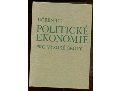 Učebnice politické ekonomie pro vysoké školy : základní kurs