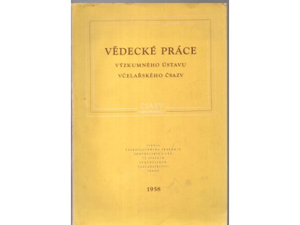 279993 vedecke prace vyzkumneho ustavu vcelarskeho csazv sbornik