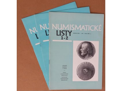 Numismatické listy – ročník XXIX, 1–6, 1974