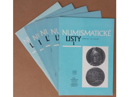 Numismatické listy – ročník XXXI, 1–6, 1976
