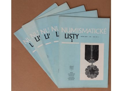 Numismatické listy – ročník XXXIII, 1–6, 1978