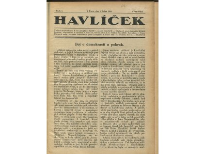Havlíček 1928 roč. XVII., kol., 1928