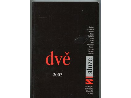 Aluze, časopis pro literaturu filosofii a jiné 2/02, 2002