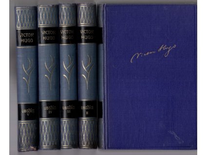 Ubožáci (Bídníci) Román. Díl I-V 5 svazků, Victor Hugo, 1928
