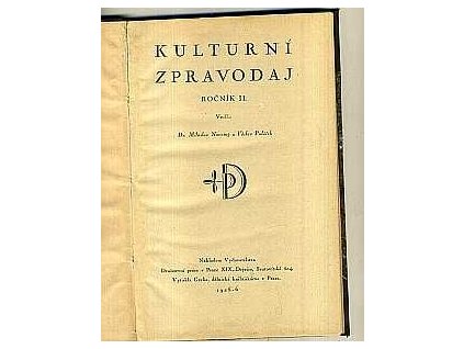 Kulturní zpravodaj (ročník II), Poláček V. Novotný, 1926