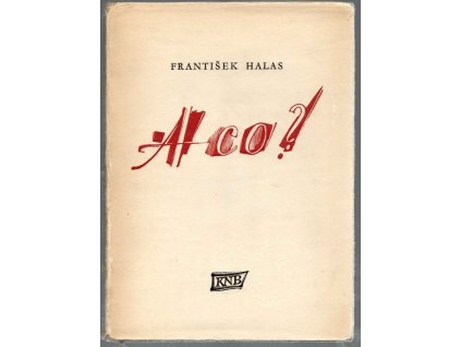 A co? : básnická sbírka