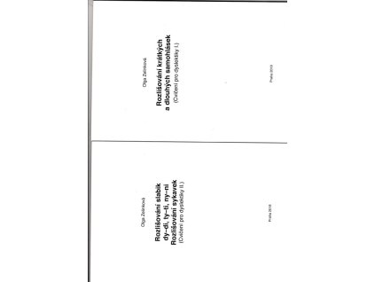 Rozlišování krátkých a dlouhých samohlásek I.-V., Olga Zelinková, 2018