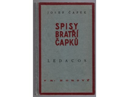 Ledacos : feuilletony, Josef Čapek, 1934