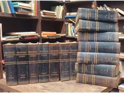 Brockhaus' Konversations-Lexikon 1 - 16 (chybí svazek 5 a 11), 1901