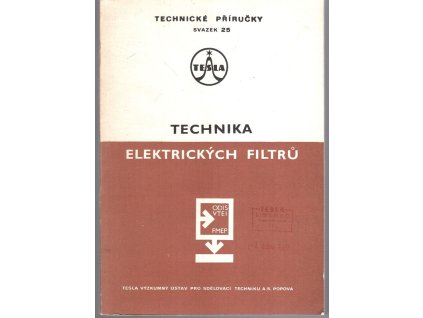 Technika elektrických filtrů, Miroslav Studnička, 1987