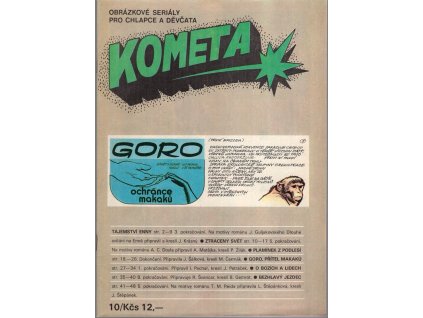 Kometa 10 : obrazové seriály pro chlapce a děvčata, různí, 1989
