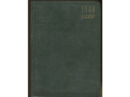 Diář 1948 - Spojené farmaceutické závody, NP Praha, nevyplněný, 1948