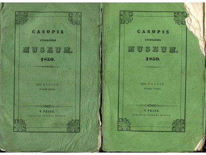 Časopis Českého Museum - Swazek prwní - čtvrtý - ročník XXIV., Jan Hlawáček, 1850