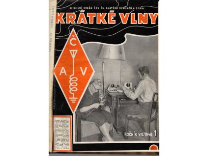 Krátké vlny, ročník VII 1948, Jan Šíma (red.), 1948