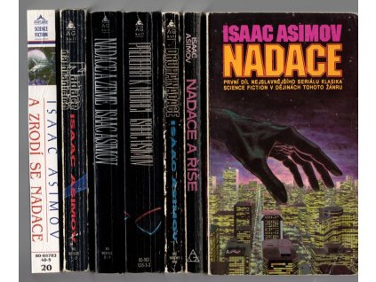 Nadace, Nadace a říše, Druhá Nadace, Nadace na hrnicích, Nadace a země, Předehra k Nadaci, A zrodí se Nadace, Isaac Asimov, 1991