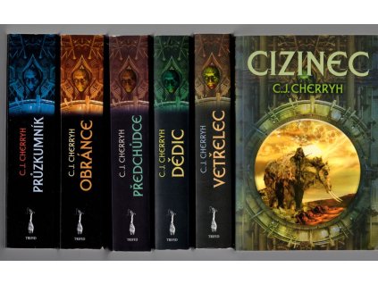 Cyklus Atevi 1-6 Cizinec, Vetřelec, Dědic, Předchůdce, Obránce, PRůzkumník, C. J Cherryh, 2003