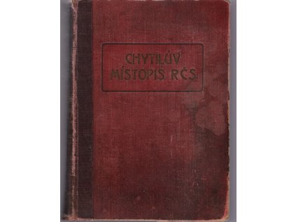 Chytilův místopis Republiky československé, Alois Chytil, 1922