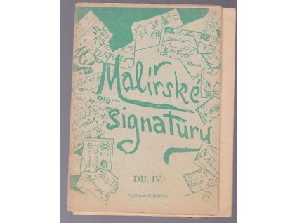 Malířské signatury. Díl IV, Václav Rytíř, 1944