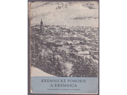 Kremnické pohorie a Kremnica, Karol Országh, 1956