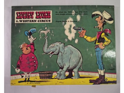 POP-UP Leporelo Lucky Luke & Western Circus, 1973
