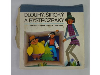 POP UP leporelo - Dlouhý, Široký a Bystrozraký, Jiří Tichý, 1981