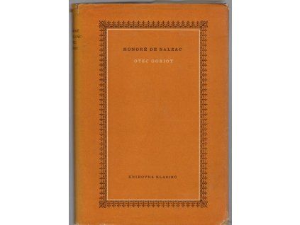Otec Goriot, Honoré de Balzac, 1953