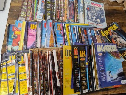 Ikarie – měsíčník science fiction - konvolut čísel, 1990
