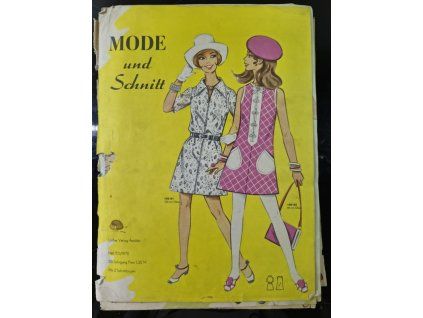 Mode und Schnitt - 3 čísla + střihy, 1969