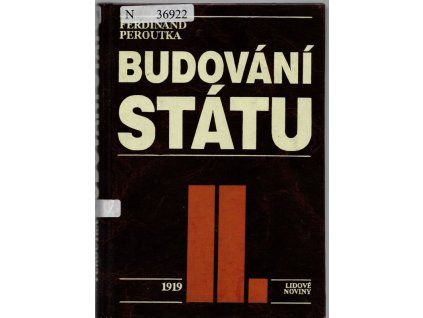 Budování státu II, Ferdinand Peroutka, 1991